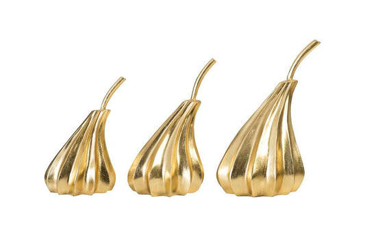 Phillips Collection - Hand Dipped Pears Set of 3, Gold Leaf - PH89118 veiw 1