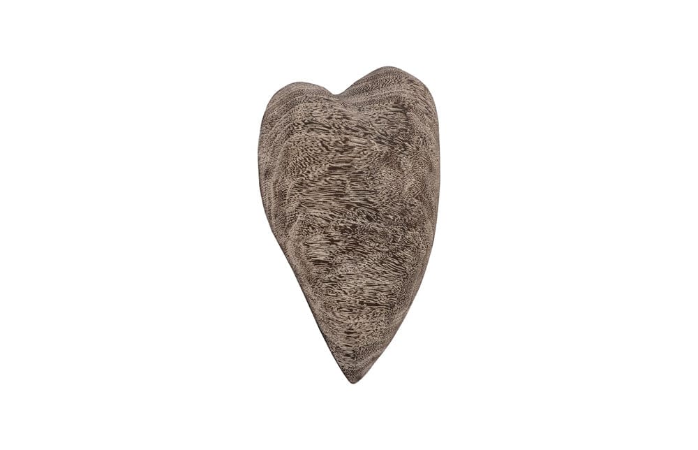 Phillips Collection - Heart Wall Tile, Chamcha Wood, Gray Stone Finish - TH99500 view 2