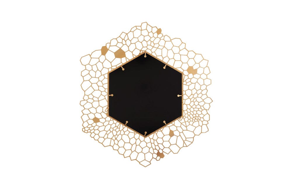 Phillips Collection - Hexagon Honeycomb Mirror Brass - TH107116 view 4