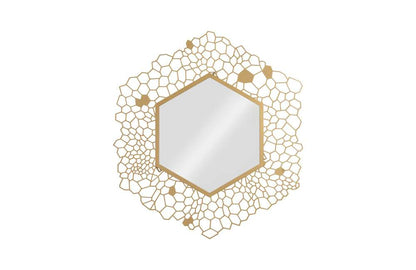 Phillips Collection - Hexagon Honeycomb Mirror Brass - TH107116 veiw 1