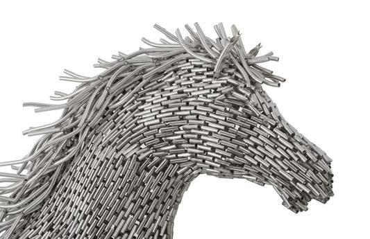 Phillips Collection - Horse Pipe Sculpture, Galloping, Stainless Steel - ID96060 veiw 2