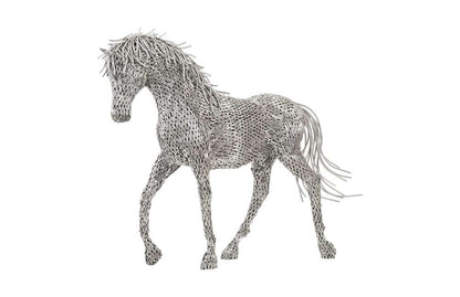 Phillips Collection - Horse Pipe Sculpture, Walking, Stainless Steel - ID96061 veiw 1