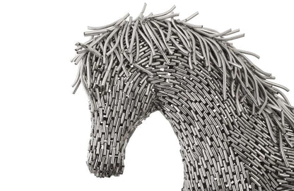 Phillips Collection - Horse Pipe Sculpture, Walking, Stainless Steel - ID96061 veiw 2