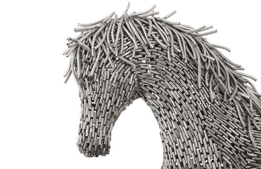 Phillips Collection - Horse Pipe Sculpture, Walking, Stainless Steel - ID96061 veiw 2