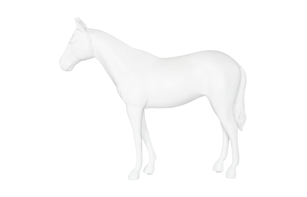 Phillips Collection - Horse Sculpture, Standing, Glossy White - PH63328 view 1