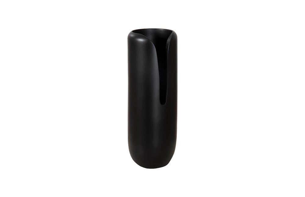 Phillips Collection - Interval Wood Vase, Black, Large - TH107164 view 1