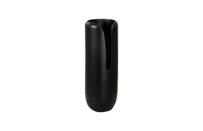 Phillips Collection - Interval Wood Vase, Black, Large - TH107164 view 1