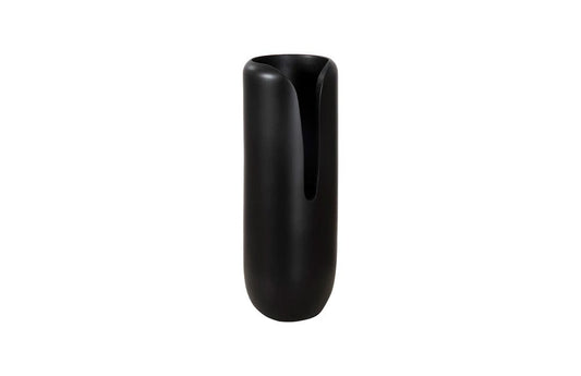 Phillips Collection - Interval Wood Vase, Black, Large - TH107164 view 1