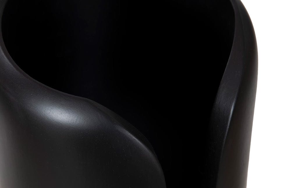 Phillips Collection - Interval Wood Vase, Black, Medium - TH107163 view 2