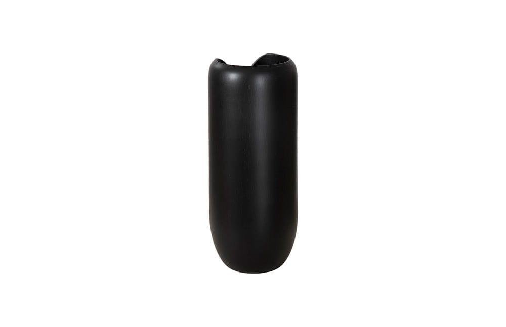 Phillips Collection - Interval Wood Vase, Black, Medium - TH107163 view 3
