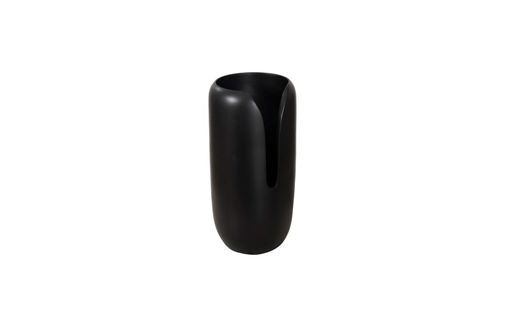 Phillips Collection - Interval Wood Vase, Black, Small - TH107162 view 1