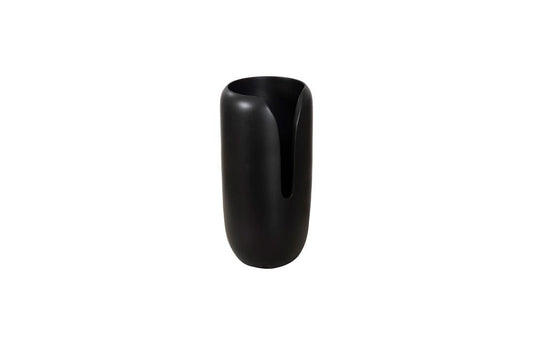 Phillips Collection - Interval Wood Vase, Black, Small - TH107162 view 1