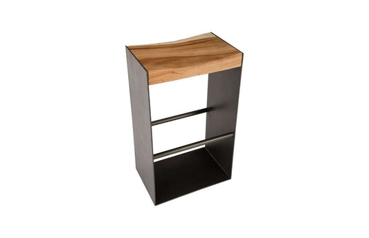 Phillips Collection - Iron Frame Bar Stool, Natural - TH81407 veiw 2