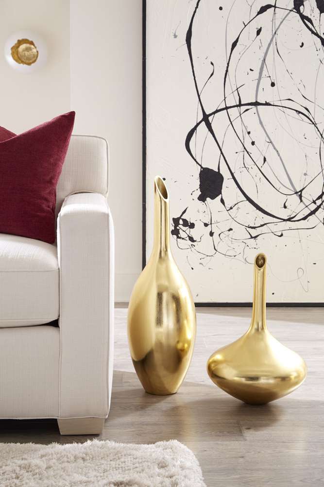 Phillips Collection - Julian Vase, Gold Leaf - PH67523 veiw 6