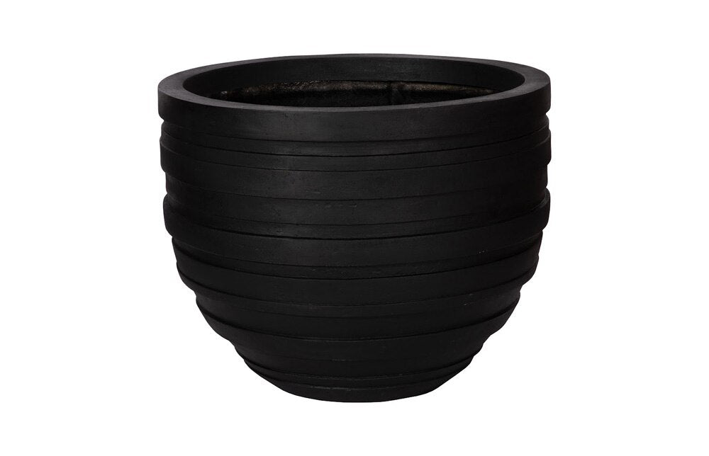Phillips Collection - June Planter, Black, LG - PH114650 veiw 1