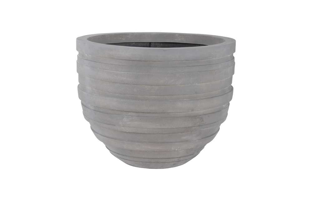 Phillips Collection - June Planter, Raw Gray, LG - PH105218 veiw 1