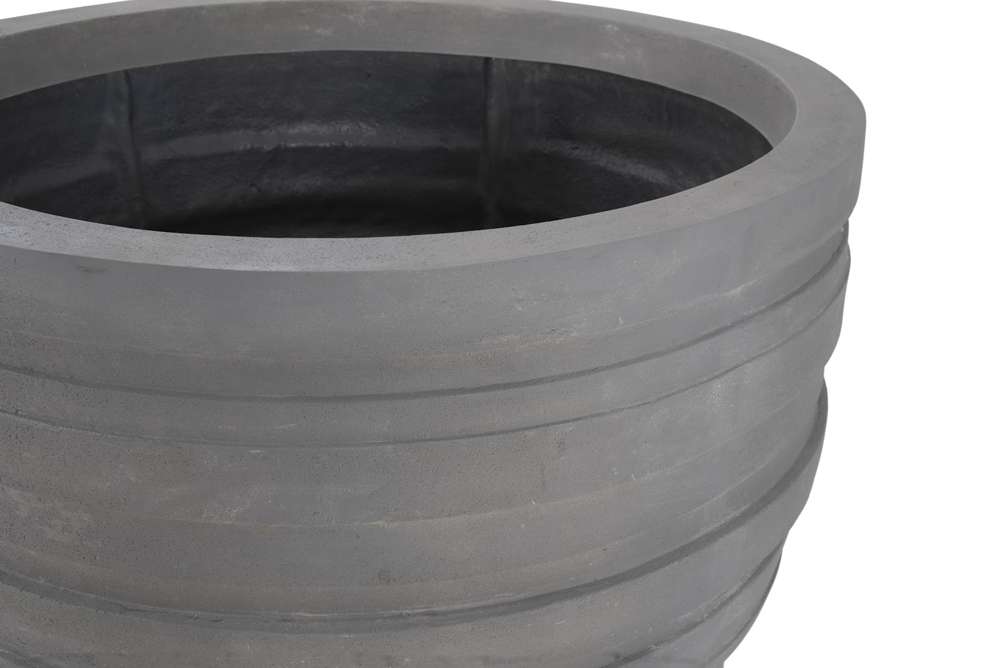 Phillips Collection - June Planter, Raw Gray, LG - PH105218 veiw 2