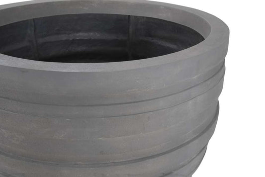 Phillips Collection - June Planter, Raw Gray, LG - PH105218 veiw 2