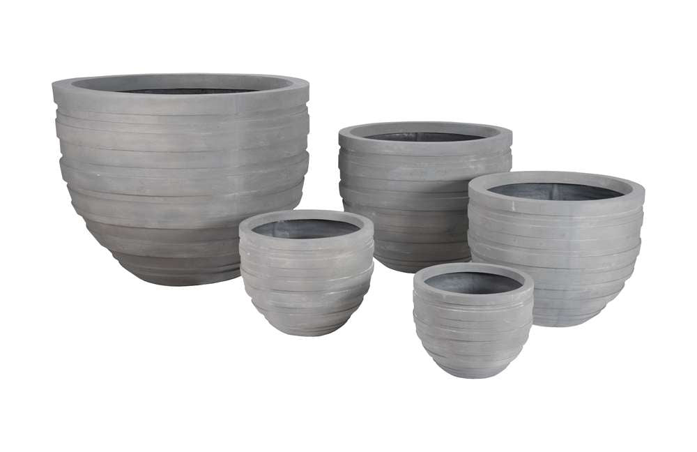 Phillips Collection - June Planter, Raw Gray, SM - PH105216 veiw 3