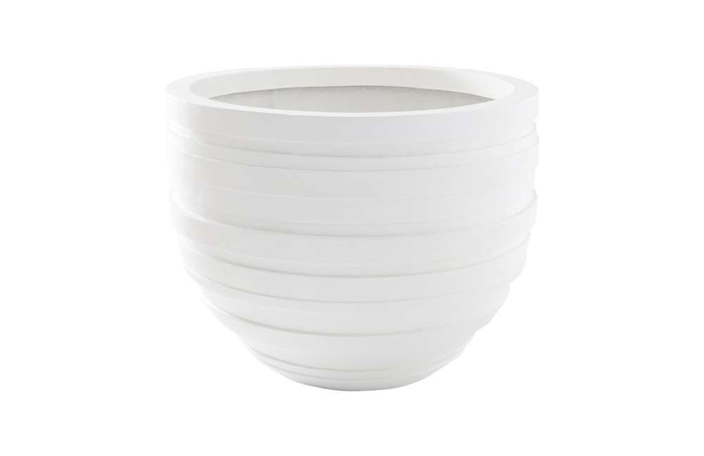 Phillips Collection - June Planter, White, LG - PH100215 veiw 1