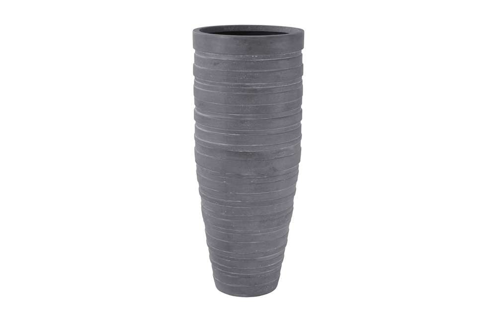 Phillips Collection - June Slim Planter, Raw Gray, LG - PH103539 veiw 1