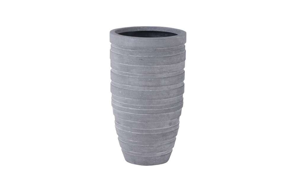 Phillips Collection - June Slim Planter, Raw Gray, SM - PH103537 veiw 1