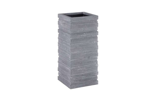 Phillips Collection - June Square Planter, Gray, LG - PH103542 veiw 1
