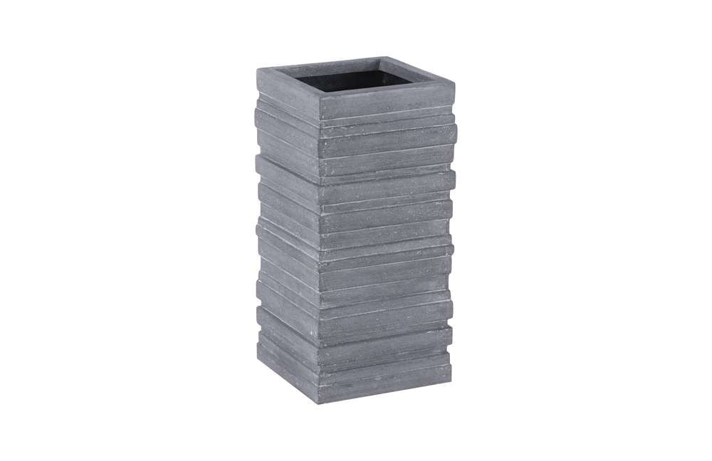 Phillips Collection - June Square Planter, Gray, SM - PH103540 veiw 1