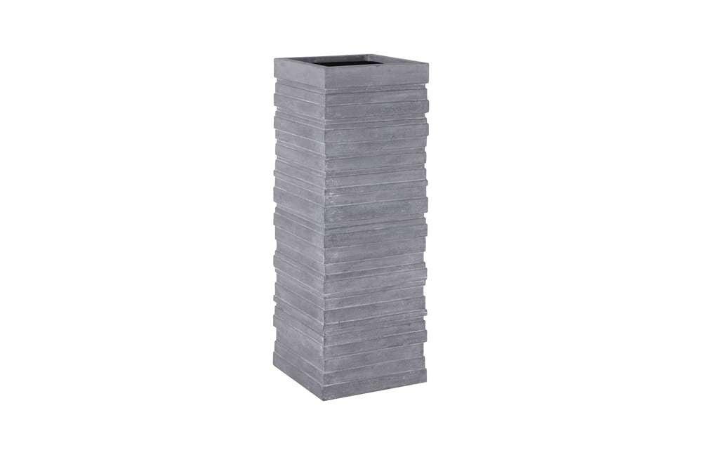 Phillips Collection - June Square Planter, Gray, XL - PH103543 veiw 1