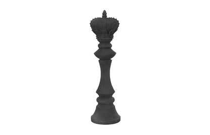 Phillips Collection - King Chess Sculpture, Cast Stone Black, Small - PH118739 view 1