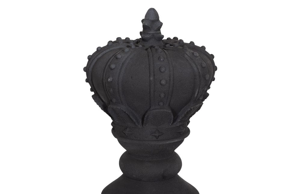Phillips Collection - King Chess Sculpture, Cast Stone Black, Small - PH118739 view 2