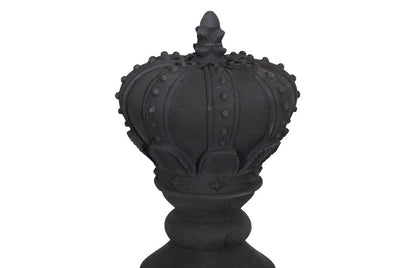 Phillips Collection - King Chess Sculpture, Cast Stone Black, Small - PH118739 view 2