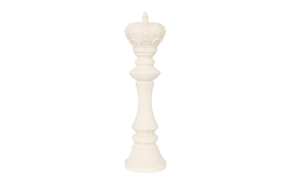 Phillips Collection - King Chess Sculpture, Cast Stone White, Small - PH118740 view 1