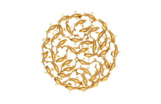 Phillips Collection - Koi Wall Art, Gold Leaf - PH115920 veiw 1