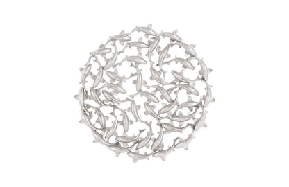 Phillips Collection - Koi Wall Art, Silver Leaf - PH110308 veiw 1