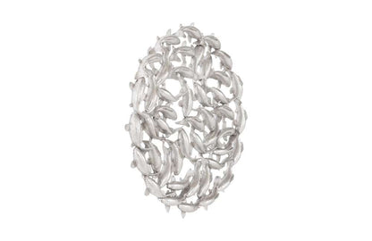 Phillips Collection - Koi Wall Art, Silver Leaf - PH110308 veiw 2