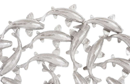 Phillips Collection - Koi Wall Art, Silver Leaf - PH110308 veiw 3