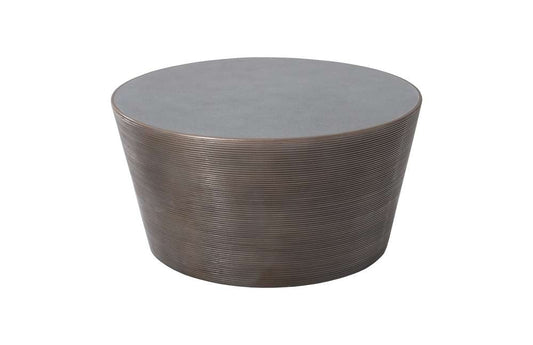 Phillips Collection - Kono Coffee Table, Bronze Finish with Concrete Top - PH102335 veiw 1