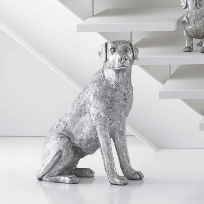 Phillips Collection - Labrador Dog, Sitting, Silver Leaf - PH67116 veiw 2
