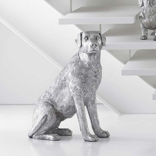 Phillips Collection - Labrador Dog, Sitting, Silver Leaf - PH67116 veiw 2