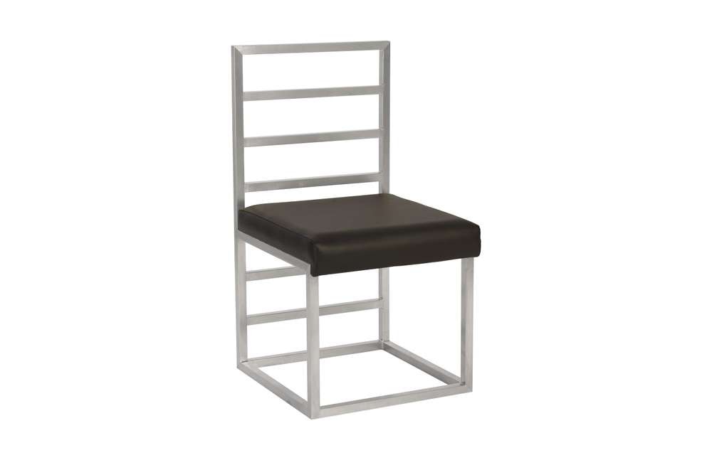 Phillips Collection - Ladder Dining Chair , Gray/Silver Finish - ID96164 veiw 1