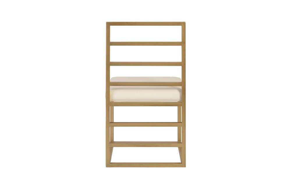 Phillips Collection - Ladder Dining Chair, Natural/Brass Finish - ID94264 veiw 3