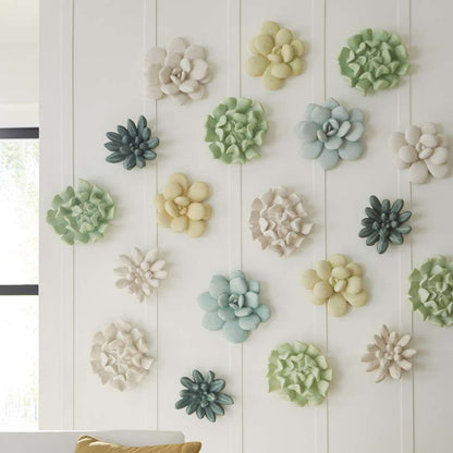 Phillips Collection - Laui Succulent Wall Art, White Stone - PH104150 veiw 6