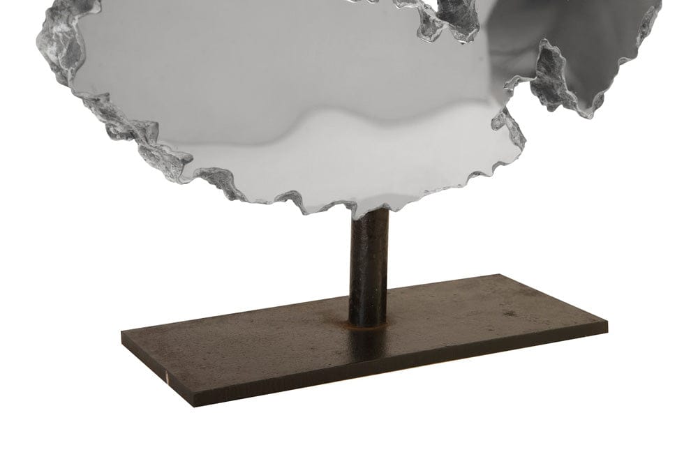 Phillips Collection - Lava Slice Sculpture on Stand, Resin, Stainless Steel - PH97069 view 2