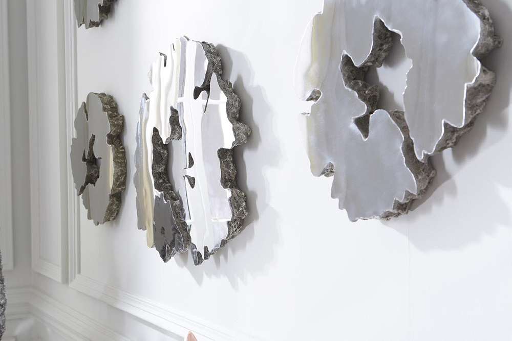 Phillips Collection - Lava Slice Wall Art, Resin, Stainless Steel, LG - PH97071 veiw 6