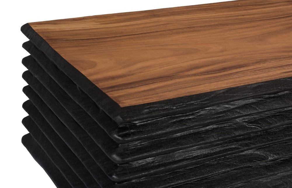 Phillips Collection - Layered Coffee Table, Burnt, Natural - TH115347 view 4