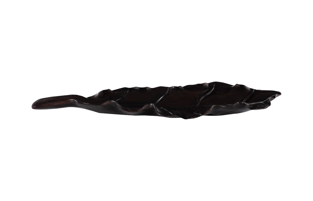 Phillips Collection - Leaf Bowl, Teak Wood, Black Finish - ID118430 veiw 1