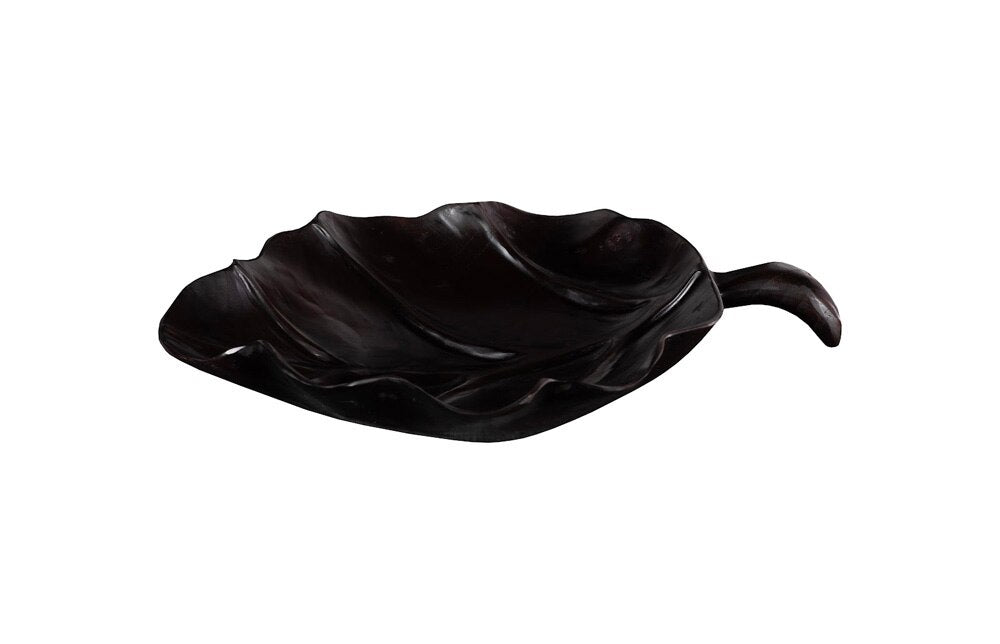 Phillips Collection - Leaf Bowl, Teak Wood, Black - ID117517 veiw 1