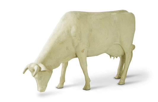 Phillips Collection - Life Size Cow, Grazing, Off White - PH57424 veiw 1