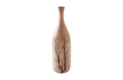 Phillips Collection - Lightning Bottle, Mango Wood, Curved Neck - TH97710 view 1